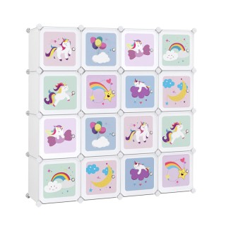 Σύστημα Αποθήκευσης - Παιδική Αρθρωτή Ραφιέρα με 16 Κύβους 123 x 31... Σύστημα Αποθήκευσης - Παιδική Αρθρωτή Ραφιέρα με 16 Κύβους 123 x 31...