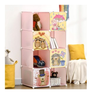 Σύστημα Αποθήκευσης - Ντουλάπα με 8 Κύβους 74 x 47 x 144 cm HOMCOM ... Σύστημα Αποθήκευσης - Ντουλάπα με 8 Κύβους 74 x 47 x 144 cm HOMCOM ...