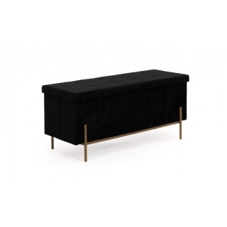 Σκαμπό με Αποθηκευτικό Χώρο 100 x 37 x 45 cm Χρώματος Μαύρο Loan Id... Σκαμπό με Αποθηκευτικό Χώρο 100 x 37 x 45 cm Χρώματος Μαύρο Loan Id...