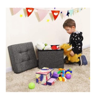 Σκαμπό με Αποθηκευτικό Χώρο 38 x 38 x 38 cm Songmics LSF27Z