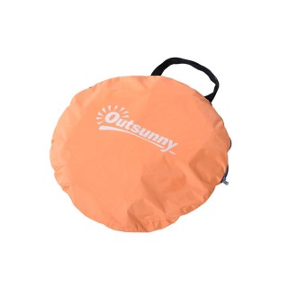 Σκηνή 2 Ατόμων Pop Up Χρώματος Πορτοκαλί Outsunny A20-036OG