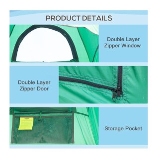 Σκηνή Αλλαγής Ρούχων / Ντους 122 x 122 x 213 cm Outsunny A20-281 Σκηνή Αλλαγής Ρούχων / Ντους 122 x 122 x 213 cm Outsunny A20-281