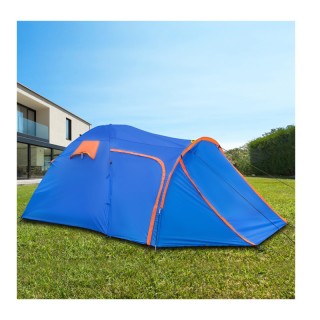 Σκηνή Κάμπινγκ 2-3 Ατόμων με Χώρο για Μοτοσικλέτα 405 x 215 x 170 c...