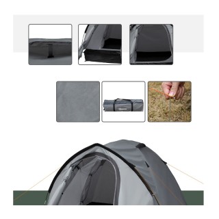 Σκηνή Camping 4 Ατόμων με Προθάλαμο 1000 mm 325 x 183 x 130 cm Outs... Σκηνή Camping 4 Ατόμων με Προθάλαμο 1000 mm 325 x 183 x 130 cm Outs...