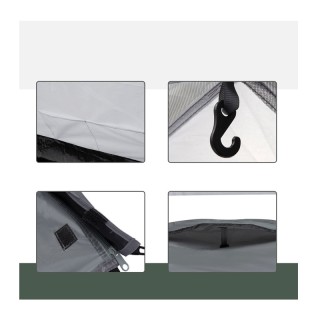 Σκηνή Camping 4 Ατόμων με Προθάλαμο 1000 mm 325 x 183 x 130 cm Outs...