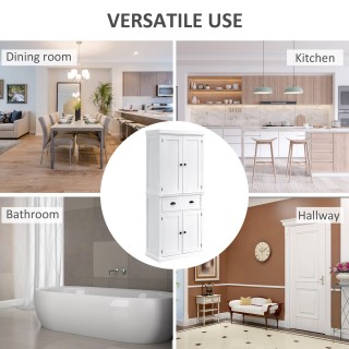 Ξύλινο Έπιπλο με 2 Ντουλάπια και 1 Συρτάρι 76 x 40.5 x 184 cm HOMCO...