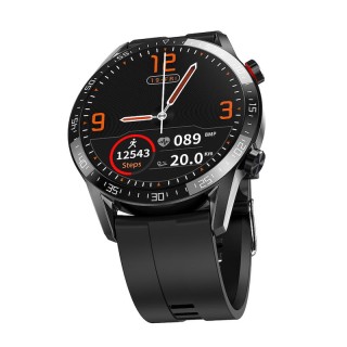 Smartwatch με Bluetooth και Λουράκι από Σιλικόνη SPM L13-Black