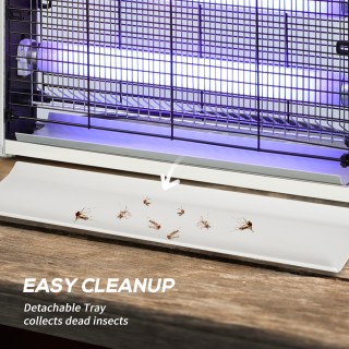 Outsunny 20W για έντομα και κουνουπιέρες με φώτα UV LED με αφαιρούμ... Outsunny 20W για έντομα και κουνουπιέρες με φώτα UV LED με αφαιρούμ...