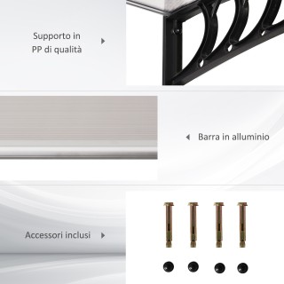 Outsunny καμπύλη τέντα με βίδες και μπουλόνια που περιλαμβάνονται, ...