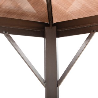 Outsunny Garden Gazebo με ηλιοροφή από πολυανθρακικό Anti-UV 50+ 84... Outsunny Garden Gazebo με ηλιοροφή από πολυανθρακικό Anti-UV 50+ 84...