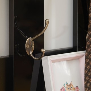 Σετ κρεμάστρα ρούχων Hallway HOMCOM με καθρέφτη και πάγκο με σχάρα ...