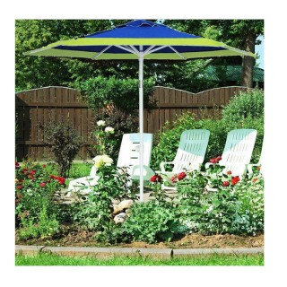 Σπαστή Ομπρέλα Θαλάσσης Διαμέτρου 210 cm Χρώματος Μπλε / Πράσινο Ba... Σπαστή Ομπρέλα Θαλάσσης Διαμέτρου 210 cm Χρώματος Μπλε / Πράσινο Ba...