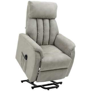 HOMCOM Lift Chair Ανακλινόμενη 150° max με τηλεχειριστήριο και υποπ...