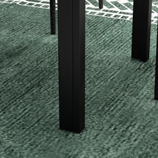 Outsunny Σετ κήπου με τραπέζι και 4 στοιβαζόμενες καρέκλες σε ατσάλ... Outsunny Σετ κήπου με τραπέζι και 4 στοιβαζόμενες καρέκλες σε ατσάλ...