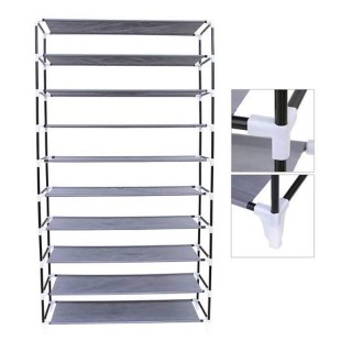 Stand Αποθήκευσης 40 Ζευγαριών Παπουτσιών Χρώματος Γκρι 88 x 28 x 1... Stand Αποθήκευσης 40 Ζευγαριών Παπουτσιών Χρώματος Γκρι 88 x 28 x 1...