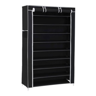 Stand Αποθήκευσης 40 Ζευγαριών Παπουτσιών Χρώματος Μαύρο 88 x 28 x ... Stand Αποθήκευσης 40 Ζευγαριών Παπουτσιών Χρώματος Μαύρο 88 x 28 x ...