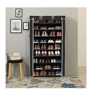 Stand Αποθήκευσης 40 Ζευγαριών Παπουτσιών Χρώματος Μαύρο 88 x 28 x ... Stand Αποθήκευσης 40 Ζευγαριών Παπουτσιών Χρώματος Μαύρο 88 x 28 x ...