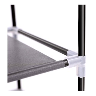 Stand Αποθήκευσης 40 Ζευγαριών Παπουτσιών Χρώματος Μαύρο 88 x 28 x ...