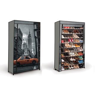 Stand Αποθήκευσης 50 Ζευγαριών Παπουτσιών New York SPM 30010052