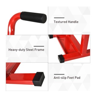 Σταντ Μοτοσικλέτας με Ρυθμιζόμενο Ύψος 48 x 34 x 27,5-39,5 cm DURHA...