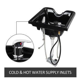 Σταθερός Πλαστικός Λουτήρας Καρέκλας Κομμωτηρίου 47 x 46 x 25 cm VE... Σταθερός Πλαστικός Λουτήρας Καρέκλας Κομμωτηρίου 47 x 46 x 25 cm VE...