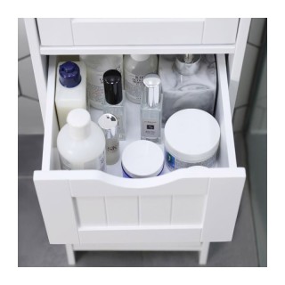 Στήλη Μπάνιου με 4 Συρτάρια 30 x 30 x 82 cm Songmics LHC40W Στήλη Μπάνιου με 4 Συρτάρια 30 x 30 x 82 cm Songmics LHC40W