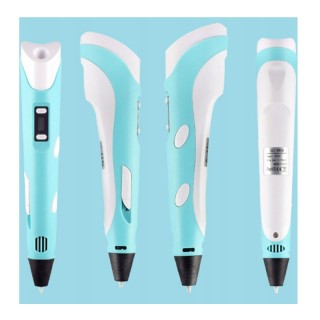 Στυλό Εκτύπωσης 3D με USB Φόρτιση και Νήμα Μπλε SPM PE12 Στυλό Εκτύπωσης 3D με USB Φόρτιση και Νήμα Μπλε SPM PE12