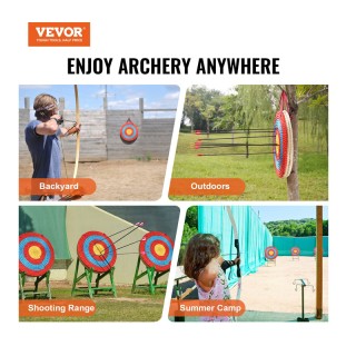Στόχος Τοξοβολίας από Άχυρο 3 Στρώσεων 50.8 x 6.35 cm VEVOR SGFZK3C...