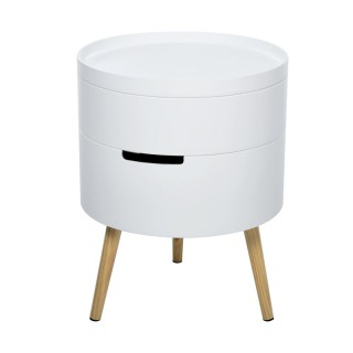 Στρογγυλό Βοηθητικό Ξύλινο Τραπεζάκι Με Περιστρεφόμενο Άνοιγμα και ... Στρογγυλό Βοηθητικό Ξύλινο Τραπεζάκι Με Περιστρεφόμενο Άνοιγμα και ...