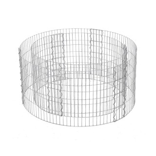 Στρογγυλό Συρματοκιβώτιο - Υπερυψωμένη Γλάστρα από Γαλβανισμένο Ατσ... Στρογγυλό Συρματοκιβώτιο - Υπερυψωμένη Γλάστρα από Γαλβανισμένο Ατσ...