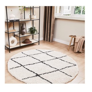 Στρογγυλό Χαλί Σαλονιού 160 cm Boo Lifa-Living 8720195388357 Στρογγυλό Χαλί Σαλονιού 160 cm Boo Lifa-Living 8720195388357