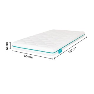 Στρώμα Κούνιας με Αφρό και Επένδυση 60 x 120 x 12 cm Flow BabyDream... Στρώμα Κούνιας με Αφρό και Επένδυση 60 x 120 x 12 cm Flow BabyDream...