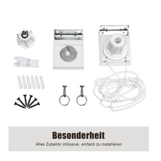 Στόρι Σκίασης Ρόλερ 121 x 181 cm Χρώματος Γκρι Costway OP70332GR Στόρι Σκίασης Ρόλερ 121 x 181 cm Χρώματος Γκρι Costway OP70332GR