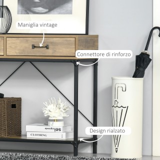 Τραπέζι κονσόλας HOMCOM Vintage Hallway σε μεταλλικό και ξύλο Τραπε... Τραπέζι κονσόλας HOMCOM Vintage Hallway σε μεταλλικό και ξύλο Τραπε...