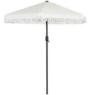 Outsunny Tilting Garden Umbrella 2,3x2,2m με κεντρικό κοντάρι και μ... Outsunny Tilting Garden Umbrella 2,3x2,2m με κεντρικό κοντάρι και μ...