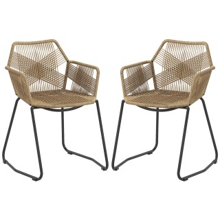 HOMCOM Σετ 2 καρέκλες τραπεζαρίας εσωτερικού χώρου σε στυλ Boho σε ... HOMCOM Σετ 2 καρέκλες τραπεζαρίας εσωτερικού χώρου σε στυλ Boho σε ...