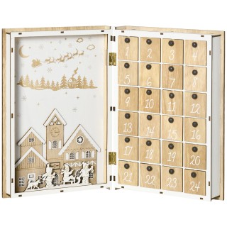 Ξύλινο Christmas Advent Calendar με Χριστουγεννιάτικα Θέματα 22 x 7... Ξύλινο Christmas Advent Calendar με Χριστουγεννιάτικα Θέματα 22 x 7...