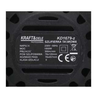 Ταινιολειαντήρας 1850 W 76 x 457 mm Kraft&Dele KD-1679-Z Ταινιολειαντήρας 1850 W 76 x 457 mm Kraft&Dele KD-1679-Z