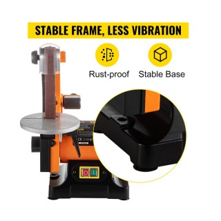 Ταινιολειαντήρας Βάσης με Τροχό Λείανσης 250 W VEVOR 300WSGJ0000000... Ταινιολειαντήρας Βάσης με Τροχό Λείανσης 250 W VEVOR 300WSGJ0000000...