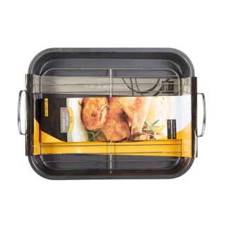 Αντικολλητικό Ταψί Αλουμινίου με Σχάρα Ψησίματος 37 cm 5Five Simply... Αντικολλητικό Ταψί Αλουμινίου με Σχάρα Ψησίματος 37 cm 5Five Simply...