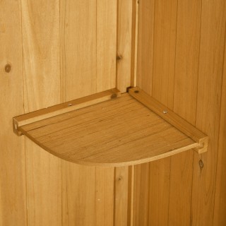 Outsunny αδιάβροχο ξύλινο υπόστεγο κήπου, 77x54,2x179cm - Κίτρινο 8... Outsunny αδιάβροχο ξύλινο υπόστεγο κήπου, 77x54,2x179cm - Κίτρινο 8...