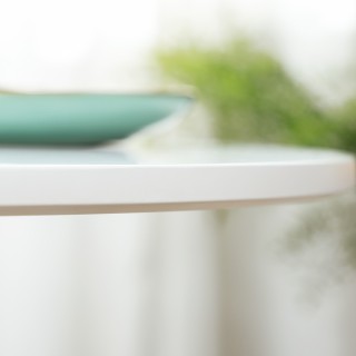 HOMCOM Μοντέρνο στρογγυλό τραπέζι για 2 άτομα σε MDF και ατσάλι, Ø7... HOMCOM Μοντέρνο στρογγυλό τραπέζι για 2 άτομα σε MDF και ατσάλι, Ø7...