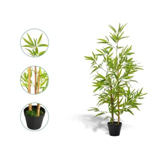 Τεχνητό Φυτό Μπαμπού 120 cm Outsunny 844-338