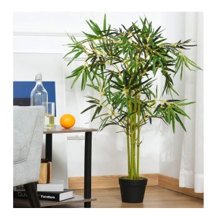 Τεχνητό Φυτό Μπαμπού 120 cm Outsunny 844-356