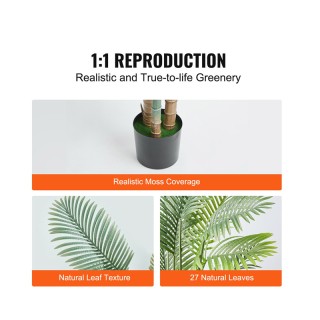 Τεχνητό Φυτό Gold Cane Φοίνικας 1981 mm VEVOR RZRDZW65FT1JI8DP4V0 Τεχνητό Φυτό Gold Cane Φοίνικας 1981 mm VEVOR RZRDZW65FT1JI8DP4V0