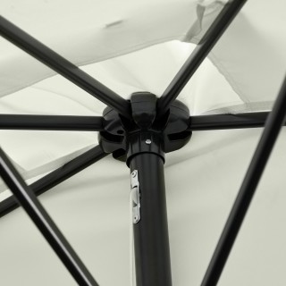 Outsunny ημικυκλική ομπρέλα για βεράντα και κήπο με μανιβέλα, 230x1... Outsunny ημικυκλική ομπρέλα για βεράντα και κήπο με μανιβέλα, 230x1...