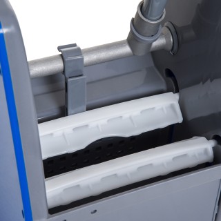 Επαγγελματικό καλάθι καθαρισμού Homcom με Wringer και 2 κουβάδες, μ...