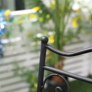 Outsunny σετ κήπου 3 τεμαχίων, τραπεζάκι σαλονιού και 2 πτυσσόμενες...