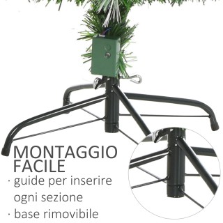 Τεχνητό Χριστουγεννιάτικο Δέντρο με Φώτα LED και Αφαιρούμενη Πτυσσό... Τεχνητό Χριστουγεννιάτικο Δέντρο με Φώτα LED και Αφαιρούμενη Πτυσσό...