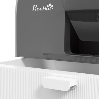 PawHut Κλειστό κουτί απορριμμάτων γατών με φίλτρα, σέσουλα και δίσκ...